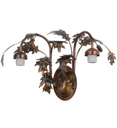 20"W Oak Leaf & Acorn 2 LT Wall Sconce Hardware