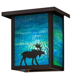 8"W Hyde Park Moose Wall Sconce