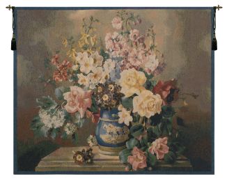 Jolly Bouquet Belgian Tapestry Wall Art