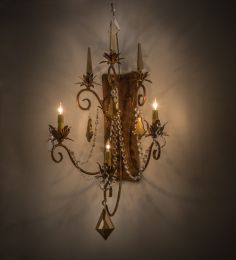 21"W Minuet 3 LT Wall Sconce