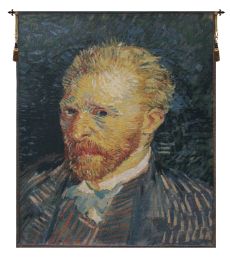 Portrait of Van Gogh Belgian Tapestry Wall Art