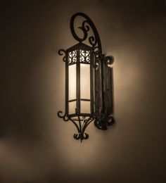 12"Wide Caprice Lantern Wall Sconce