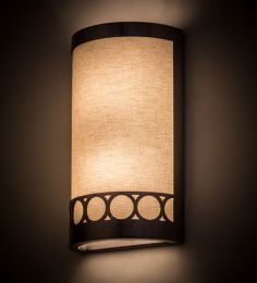 8"W Cilindro Circulo Wall Sconce