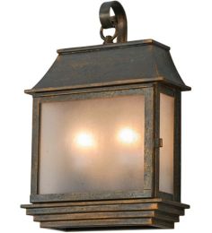 10" Wide Bastille Pocket Lantern Wall Sconce