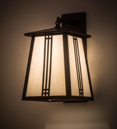 10"W Prairie Loft Hanging Wall Sconce