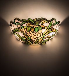 12.5"W Welcome Pineapple Wall Sconce