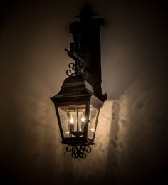 9"W Monaco Lantern Wall Sconce