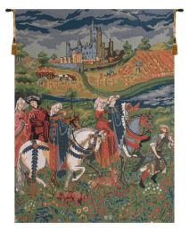 The Falcon Hunt Duke of Berry European Tapestry