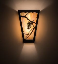 11"W Whispering Pines Wall Sconce