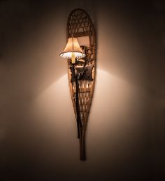 10"W Alpine Snowshoe Wall Sconce