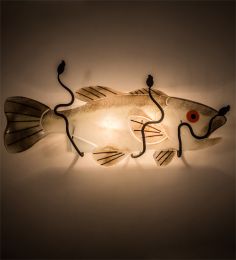 22" Wide Metro Fusion Bass Wall Sconce