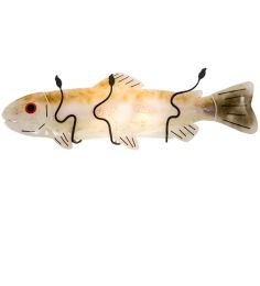 29" Wide Metro Fusion Rainbow Trout Wall Sconce