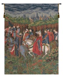 The Falcon Chase Duke of Berry European Tapestry