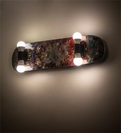 31" Wide Sk8er Wall Sconce