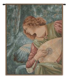 Ange au Luth Angel Italian Tapestry