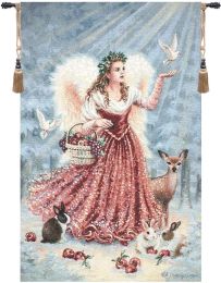 Christmas Angel Fine Art Tapestry