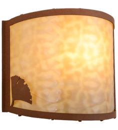 12"W Ginkgo Wall Sconce