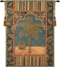 Brocade Palm Fine Art Tapestry