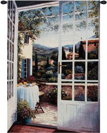 View from the Veranda Fine Art Tapestry