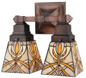 12"W Glasgow Bungalow 2 LT Wall Sconce.609