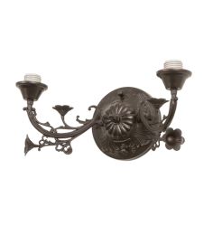 16"W Victorian 2 LT Wall Sconce Hardware