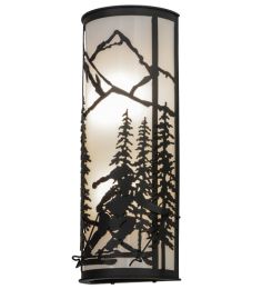 7"W Alpine Wall Sconce