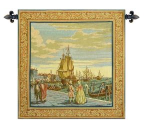 Lagoon Scene in Venice Italian Wall Hanging