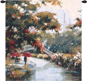 View from the Park Fine Art Tapestry