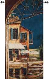 Mediterranean Bistro Fine Art Tapestry