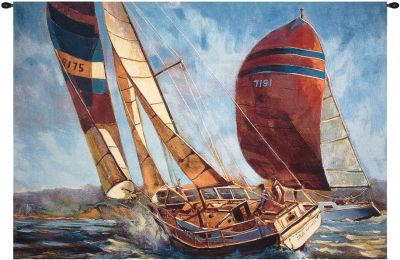 Racing the Wind Fine Art Tapestry