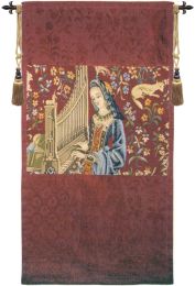 Lady with the Organ French Tapestry