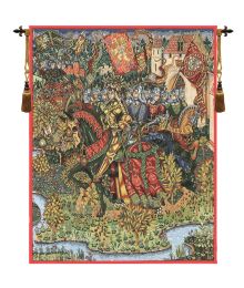 King Arthur Le Roi Arthur French Tapestry