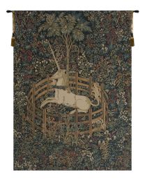 Unicorn in Captivity I Tapestry Wall Hanging