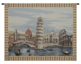 Monuments Italy Italian Tapestry