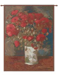 Poppies Van Gogh French Tapestry