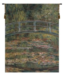 Japanese Bridge Gold I Belgian Tapestry Wall Art