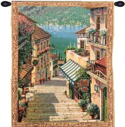 Bellagio Village Mini Belgian Tapestry Wall Art