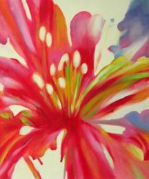 Lily Blossom Oil Painting