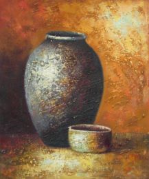 Still Life of Crockery I Oil Painting