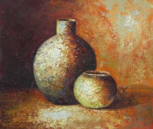 Still Life of Crockery II Oil Painting