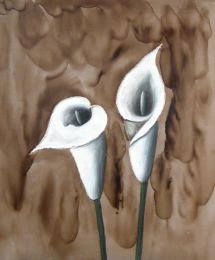 Calla Lilies Oil Painting