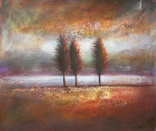 Dust Storm Oil Painting