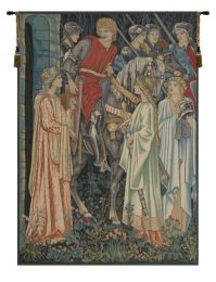 The Holy Grail Left Panel European Tapestry