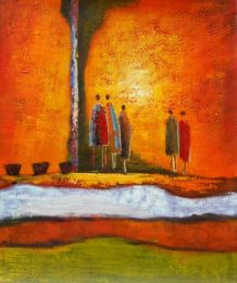 The Gathering Oil Painting