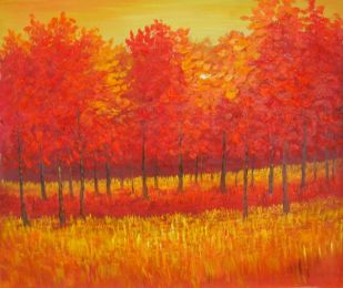 Autumn Wilderness Oil Painting