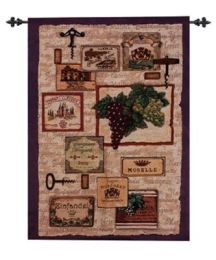 Wine Cellar I Fine Art Tapestry