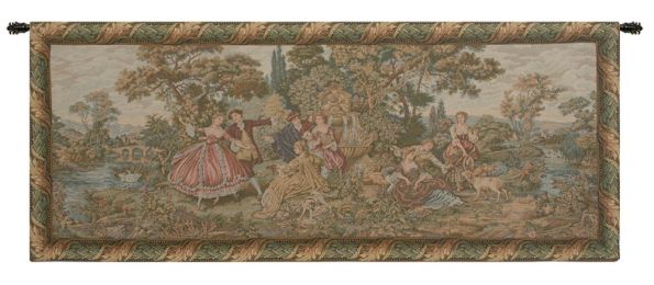 Scenes Galantes Italian Tapestry