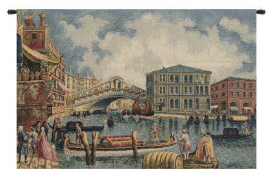 Ponte Di Rialto II Italian Tapestry