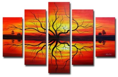 Mirrored Below Canvas Wall Art