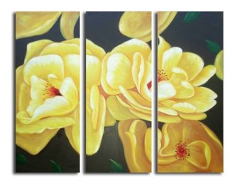 Yellow Grace Canvas Wall Art